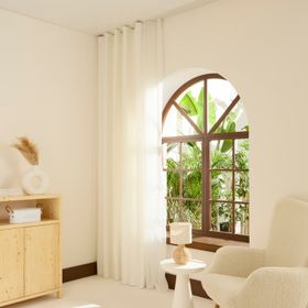 Kaşmir Home Harper Star Blackout 150x270 cm Krem Perde