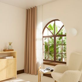 Kaşmir Home Holly Ada Bej 150x270 cm Fon Perde