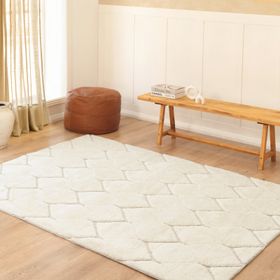 Kaşmir Süpersoft Grace White 160x230 cm Halı