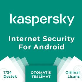 Kaspersky İnternet Security For Android 1 Kullanıcı 1 Yıl Antivirüs
