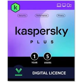 Kaspersky Plus 5 Kullanıcılı 1 Yıllık Sınırsız Vpn Esd ile Antivürüs