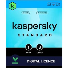 Kaspersky Standart 3 Kullanıcılı 1 Yıllık Antivürüs
