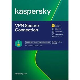 Kaspersky Vpn Secure Connection 5 Cihaz 1 Yıl Antivürüs