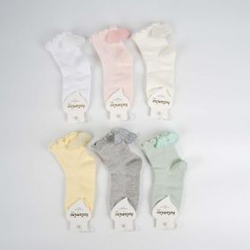 Katamino K22155 Asorti Senera Lacoste Aksesuarlı Kız Çocuk Soket Çorap