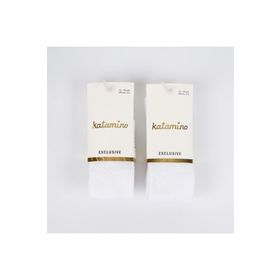 Katamino Lacoste K30066 Beyaz Bebek Külotlu Çorap