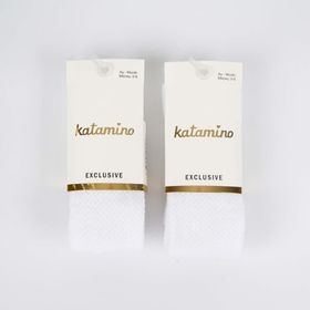 Katamino Lacoste K30066 Beyaz Bebek Külotlu Çorap