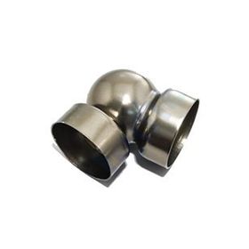 Katar Alüminyum Bronz 50 mm 4'lü Boş Küre Dirsek