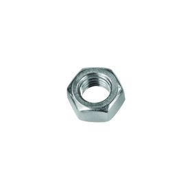 Katar M22 DIN934 Ak Çelik Beyaz Somun