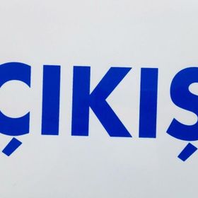 Katar Market Çıkış Uyarı Levhası