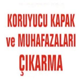 Katar Market Koruyucu Kapak ve Muhafazaları Çıkarma Uyarı Levhası