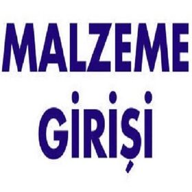 Katar Market Malzeme Girişi Uyarı Levhası