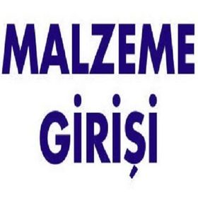Katar Market Malzeme Girişi Uyarı Levhası