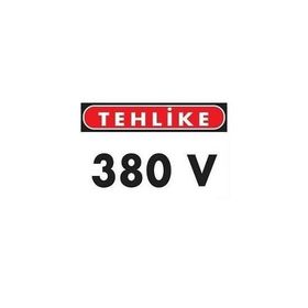 Katar Market Tehlike 380v Uyarı Levhası