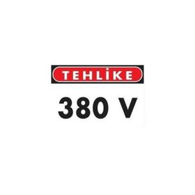 Katar Market Tehlike 380v Uyarı Levhası