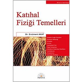 KATIHAL FİZİĞİ TEMELLERI - ERCÜMENT AKAT