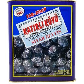Katırlı Köyü 10 kg Tar-Koop Gemlik Sofralık Siyah Zeytin