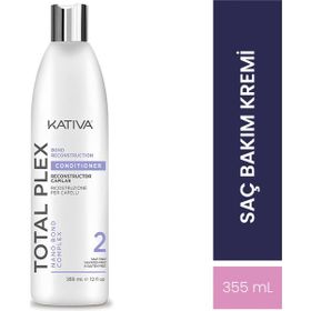Kativa Total Plex 355 ml Onarıcı Kırılma Karşıtı Saç Kremi