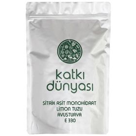 Katkı Dünyası E330 500 gr Sitrik Asit Monohidrat Çin