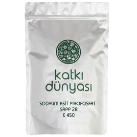 Katkı Dünyası E450 250 gr Sodyum Asit Pirofosfat Sapp28