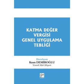 Katma Değer Vergisi Genel Uygulama Tebliği