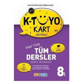 Katyon Yayınları 8. Sınıf Tüm Dersler Soru Bankası