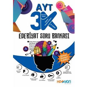 Katyon Yayınları Ayt Edebiyat 3K Soru Bankası