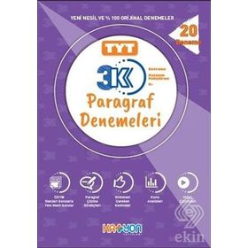 Katyon Yayınları TYT 3K Paragraf Denemeleri 20 Deneme