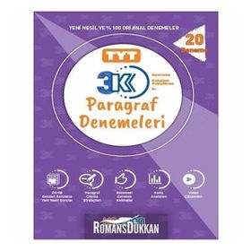 Katyon Yayınları TYT 3K Paragraf Denemeleri 20 Deneme