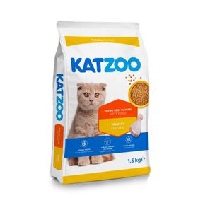 Katzoo 12x1.5 kg Tavuklu Yavru Kedi Maması