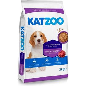 Katzoo Kuzu Etli Pirinçli Yavru 3 kg Köpek Maması