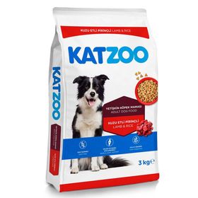 Katzoo Kuzu Etli Yetişkin 3 kg Köpek Maması