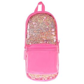 Kaukko 2479 Magical Junior Bag Pullu Pembe Kalem Çantası