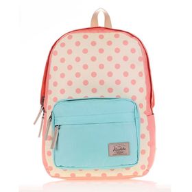 Kaukko Dots K1483 Renkli Colorful 3 Colors Sırt Çantası