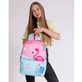 Kaukko İlkokul Büyük Boy Happy Flamingo 1396 Sırt Çantası