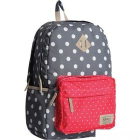 Kaukko K1023 Dots Sırt Çantası Gri