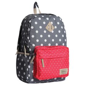 Kaukko K1023 Dots Sırt Çantası Gri