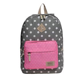 Kaukko K1023 Dots Sırt Çantası Gri
