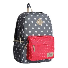 Kaukko K1023 Dots Sırt Çantası Gri