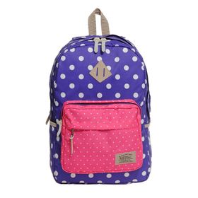 Kaukko K1111 Dots Mor Sırt Çantası