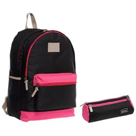Kaukko K1147 Wichlight Siyah-Pembe Sırt Çantası