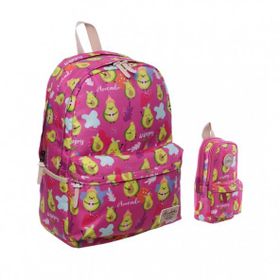 Kaukko K1163 Nature Sırt Çantası Crimson Avacado