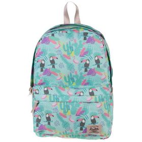 Kaukko K1325 Renkli Kız Nature Parrot Kadın Sırt Çantası