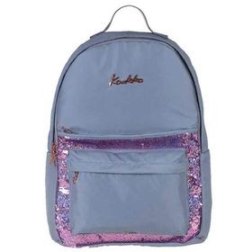 Kaukko K1354 Magical Pullu Gri Sırt Çantası