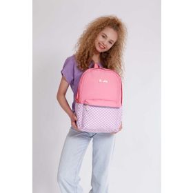 Kaukko K1360 Soft Stripe Roze Sırt Çantası