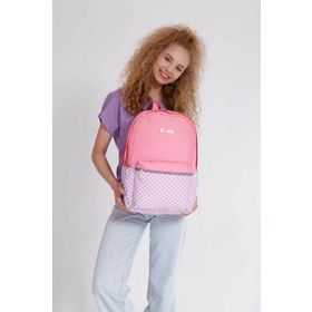 Kaukko K1360 Soft Stripe Roze Sırt Çantası