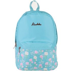 Kaukko K1372 Soft Floral Turkuaz Sırt Çantası