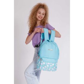 Kaukko K1372 Soft Floral Turkuaz Sırt Çantası