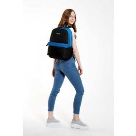 Kaukko K1411 Siyah Çivit Basic Colors Sırt Çantası