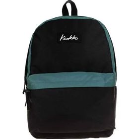 Kaukko K1412 Basic Colors Siyah Petrol Okul Sırt Çantası