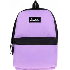 Kaukko K1414 Lila Siyah Basic Colors Sırt Çantası